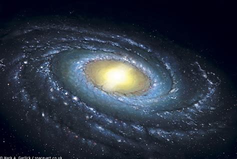 Apod 2005 January 4 Milky Way Illustrated