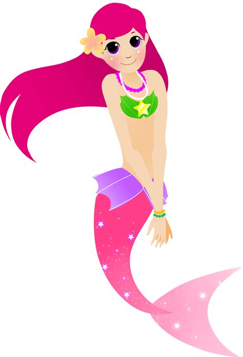 Cartoon Mermaid Clipart Best