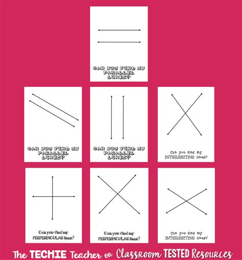 Types Of Lines Geometry Project Your Students Will Love Classroom