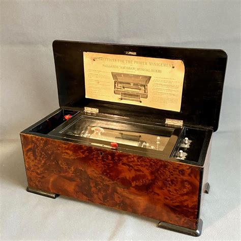 Paillards Amobean Victorian Cylinder Music Box Musical Items