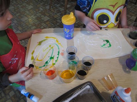 Art And Soul Preschool Salt Painting