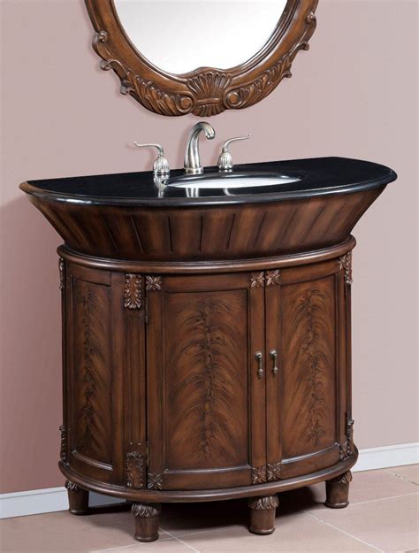667 x 1000 jpeg 427 кб. Single bath vanity with black granite top | Traditional ...