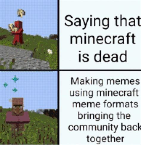 I Took A Minecraft Meme And Converted It Into Minecraft Blocks Dank