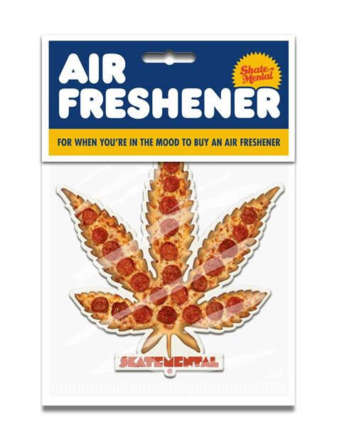 Skate Mental Pizza Leaf Air Freshener Jenkem Magazine