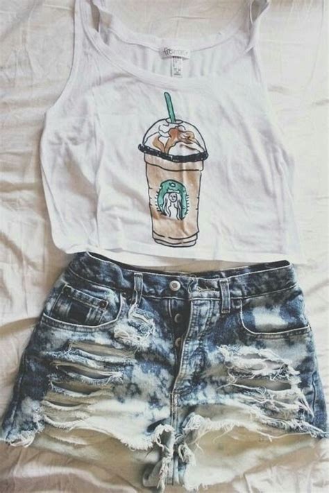 Starbucks Style Summer Outfits For Teens Fashion Summer Outfits