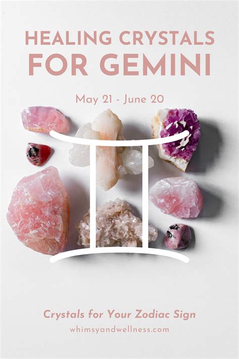 The Best Gemini Crystals For You How To Use Them Whimsy Wellness
