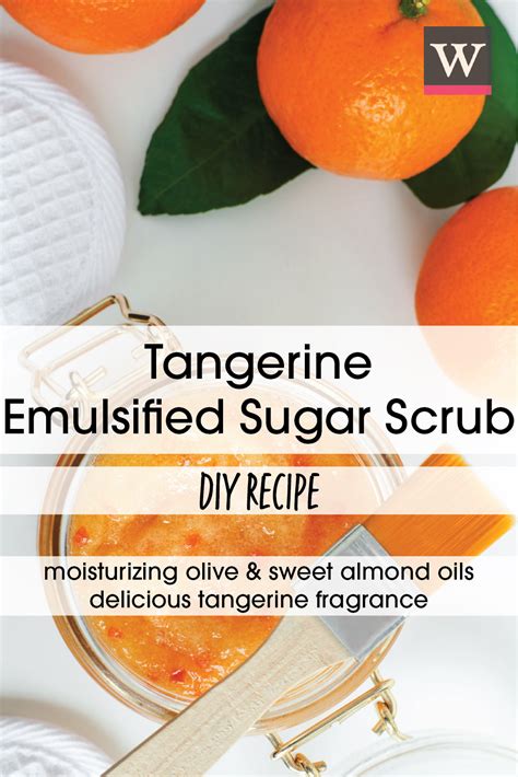 Tangerine Emulsified Sugar Scrub Recipe Wholesale Supplies Plus