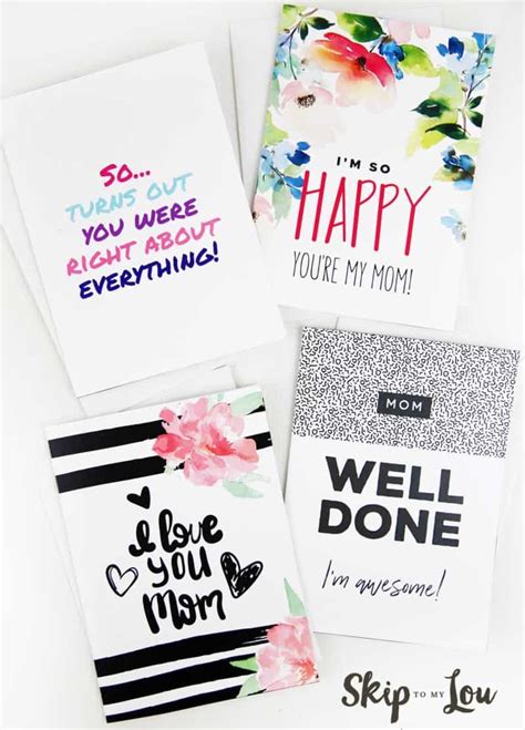 Check spelling or type a new query. Printable Mothers Day Cards | Skip To My Lou