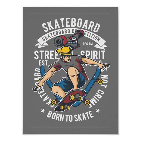 Skateboard Skater Dude Poster Skateboard Photography Tutorials Nikon Postcard