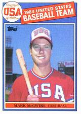 Mark mcgwire baseball card #169. Mark McGwire Rookie Card - Baseball Card Values | Usa baseball, Baseball cards, Baseball card values