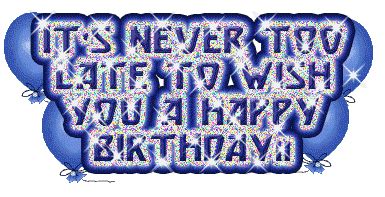 Happy birthday gif is one of the popular ways to celebrate someone's birthday if you cannot come to their party. Belated Birthday Pictures, Images, Graphics for Facebook ...