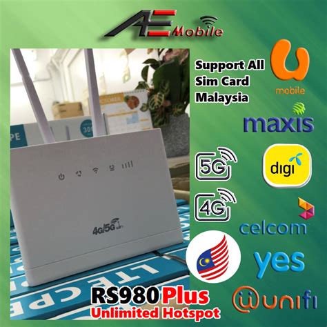 Best of all, your sim pack can be collected at any tmpoint centres or you can have it delivered to your address for free. Unlimited Hotspot 4G/5G WiFi Modem Modified RS980 Support ...