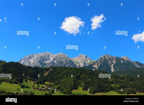 Dachstein Mountains Stock Photo Alamy
