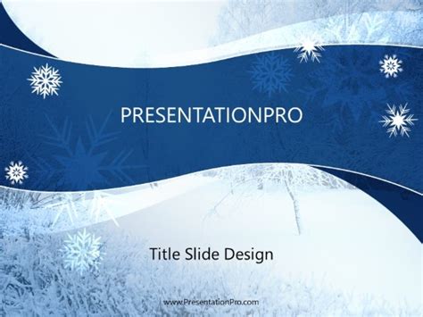 Winter Landscape Holiday Powerpoint Template Presentationpro