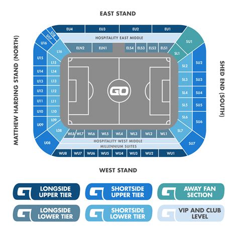 Stamford Bridge Seating Plan Seating Plans Of Sport Arenas Around The
