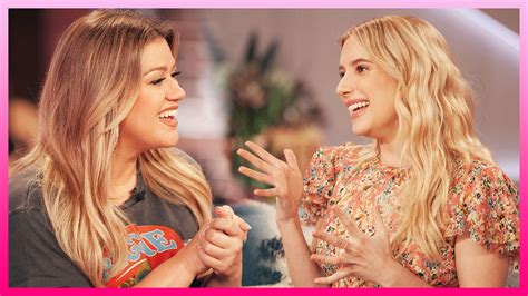 Watch The Kelly Clarkson Show Official Website Highlight Kelly Emma Roberts Swap Pregnancy