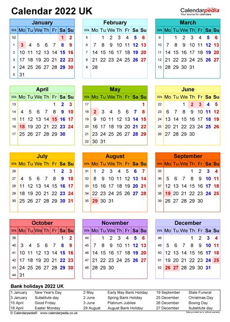 2022 Calendar Printable Uk Printable Calendar 2021 Riset