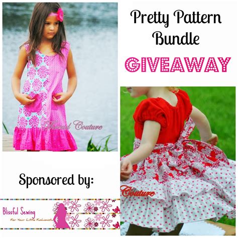 Sew Can Do Girl S Clothing Pattern Bundle Giveaway From Blissful Sewing