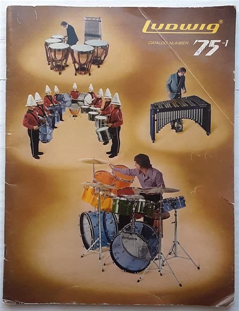1975 Ludwig Drum Catalog Number 75 1 Good Condition Etsy In 2021