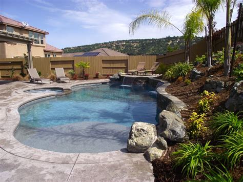 The area's best pool builders also choose adams for tile, masonry and interior finish needs. Folsom Water Fall Pool - Tropical - Pool - Sacramento - by ...