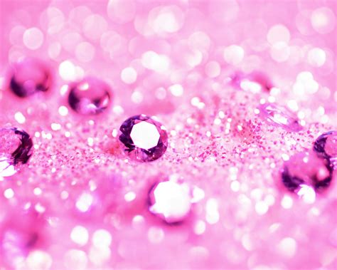 49 Pink Glitter Desktop Wallpaper