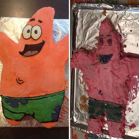 Expectations Vs Reality 25 Hilarious Cake Fails Showing Baking Isnt Easy Bouncy Mustard