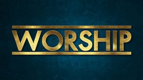 Premium Photo The Word Worship Concept Written In Gold Texture On
