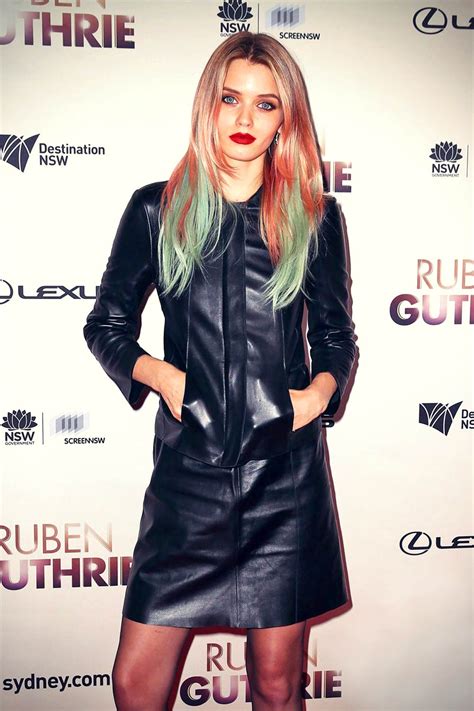 Abbey Lee Kershaw Attends The The Ritz Screening Leather Celebrities