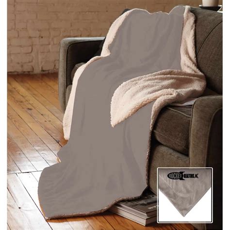 Oversized Micro Mink Sherpa Blanket Brand Blanket