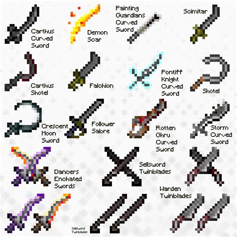 Curved Minecraft Sword