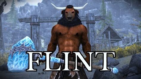 Flint The Minotaur A Skyrim Follower Mod YouTube