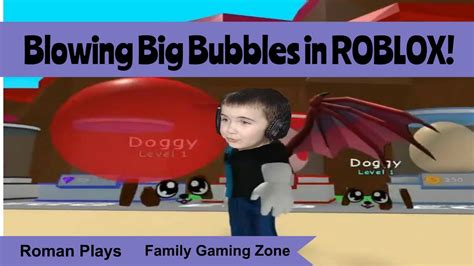 Blowing Big Bubbles In Roblox Bubble Gum Simulator Oof Youtube