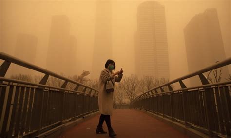 Beijing Choked In Duststorm Amid Heavy Northwest Winds Kwiknews