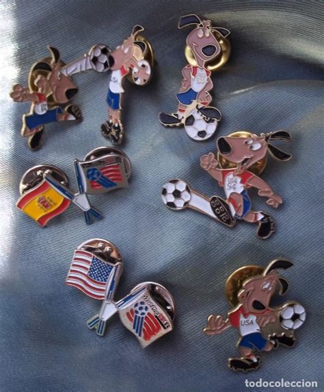 7 Pins Coleccion Mundial Futbol Usa 94 Strike Comprar Pins De Fútbol