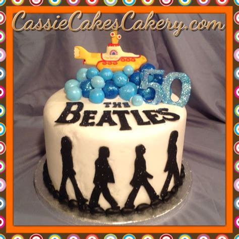 Beatles Cake By Cassie Cakes Cakery Beatles Birthday Cake Beatles