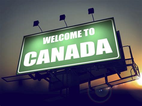 Welcome To Canada Billboard At Sunrise Askmigration Canadian