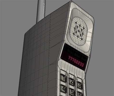 3d Model Cellphone Motorola Dynatac