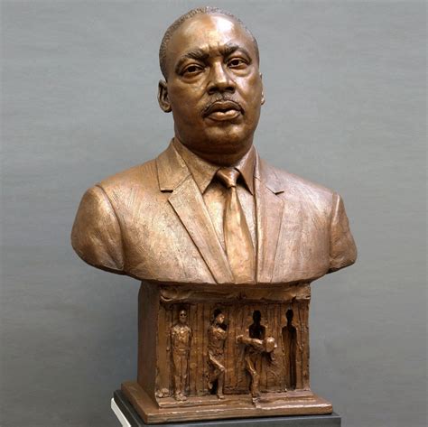 Bust Of Martin Luther King Metal Art Decoratebronze Statue