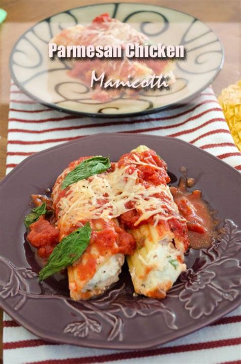 This easy manicotti recipe is stuffed with tasty ingredients like chicken, mozzarella, and ricotta cheese. Parmesan Chicken Manicotti in 2020 | Chicken manicotti ...