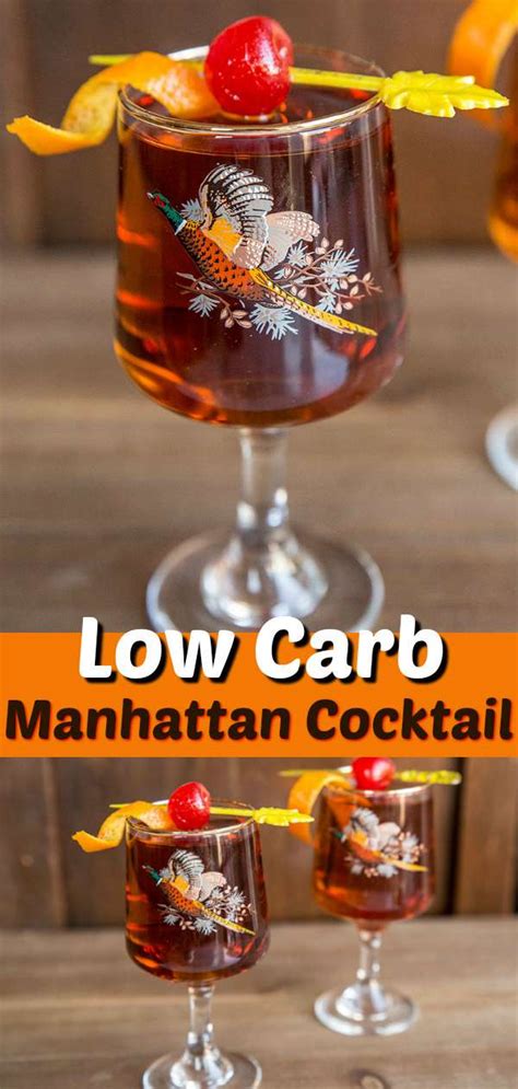 Research has found impressive antioxidant activity in bourbon whiskey, armagnac brandy and cognac. Manhattan Cocktail - Low Carb & Low Sugar - The Kitchen ...