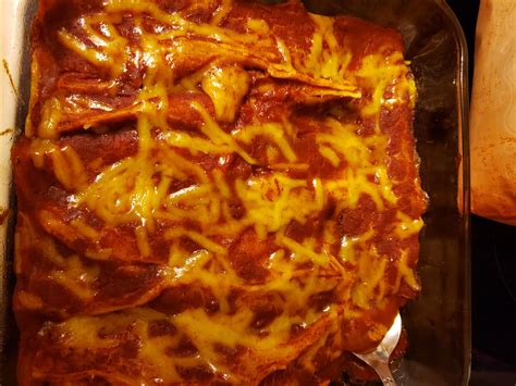 Refried Bean And Cheese Enchiladas Recipe Allrecipes