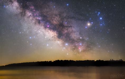 Wonders Of Deep Sky Around The Galactic Center Shining Above Alqueva