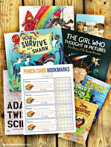 Free Printable Bookmarks For Kids Punch Card Bookmarks