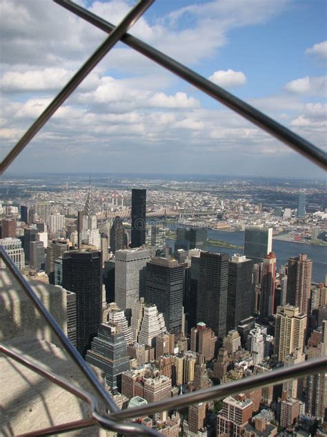 View From The Top Of The Empire State Building Nyc Stock Image Image