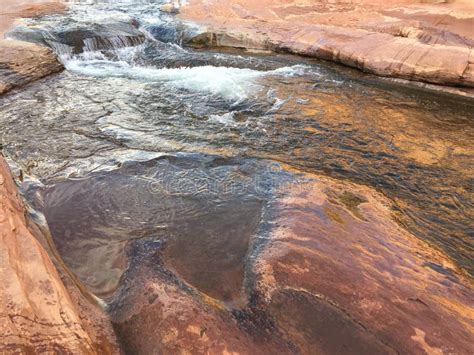 Slide Rock State Park In Oak Creek Canyon Arizona Stock Image Image
