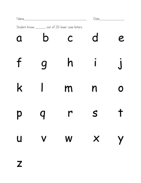 Lowercase Alphabet Lowercase A Lowercase Letters Printable