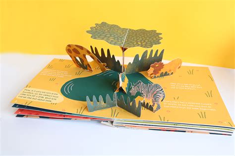 Illustrated Animal Pop Up Book On Behance