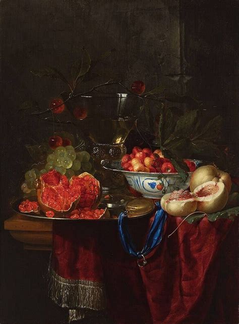 Still Life With Fruit Pieter De Ring 1658 Museum Boijmans Van
