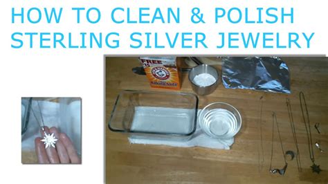 How To Clean And Polish Sterling Silver Jewelry Do It Yourself Youtube