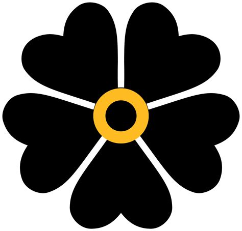 Fileflower With Heart Shaped Petalssvg Wikimedia Commons